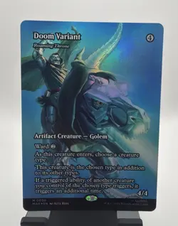 Magic Marvel Eternal-Legal Doom Variant - Roaming Throne Foil (Borderless) 99 - Image 1
