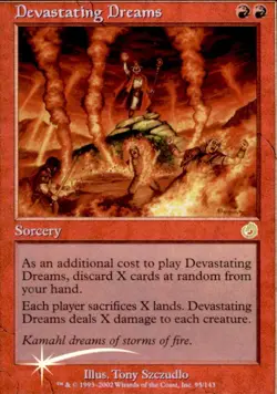 Wizards of the Coast Devastating Dreams Torment Red Sorcery Foil Rare #95 Eng - Image 1
