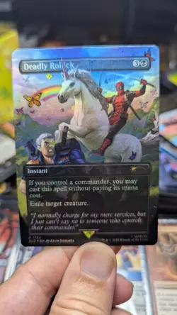 1x Deadly Rollick Rainbow 🌈 Foil NM - Secret Lair Magic MTG x1 - Image 1