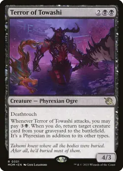 MTG Terror of Towashi March of the Machine 0331 Regular Rare - Image 1