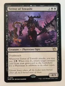 MTG Terror of Towashi March of the Machine 0331 Regular Rare - Image 2