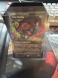 Grim Hireling Secret Lair Drop Foil 2493 MTG Magic The Gathering Rare NM - Image 1