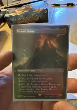 Mount Doom (Borderless) Universes Beyond:Lord of the Rings: Middle-Earth Foil - Image 1