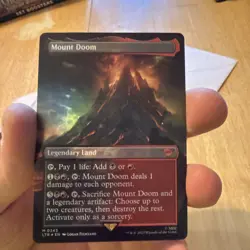 Mount Doom (Borderless) Universes Beyond:Lord of the Rings: Middle-Earth Foil - Image 2