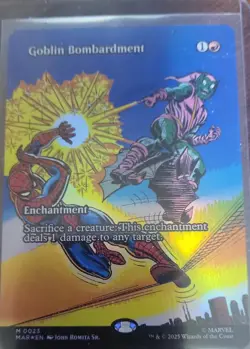 Goblin Bombardment (Borderless) Marvel Universe Eternal-Legal Foil - Image 1