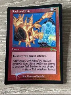 Rack and Ruin FOIL Urza's Legacy NM Red Uncommon MAGIC: THE GATHERING - Image 1