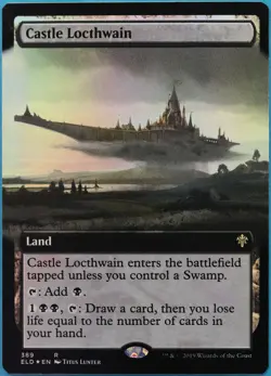 Castle Locthwain (Extended Art) FOIL Throne of Eldraine NM (521050) ABUGames - Image 1