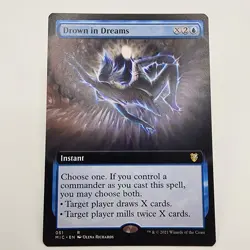 MTG - Drown in Dreams (Extended Art) Innistrad: Midnight Hunt Commander MIC 051 - Image 1