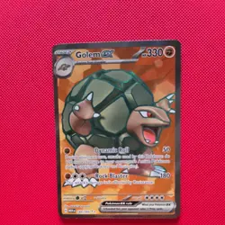 Pokemon Golem EX TCG Scarlet & Violet Holo Ultra Card 189/165 - Image 1