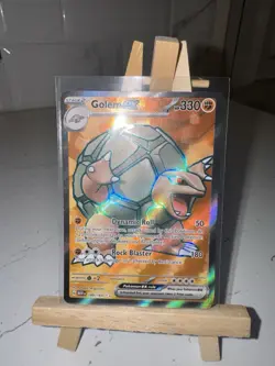 Pokemon Golem EX TCG Scarlet & Violet Holo Ultra Card 189/165 - Image 1