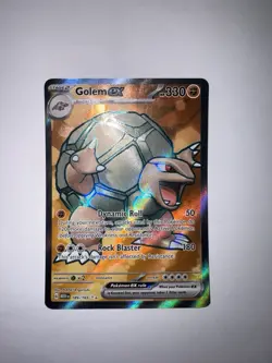 Pokemon Golem EX TCG Scarlet & Violet Holo Ultra Card 189/165 - Image 2