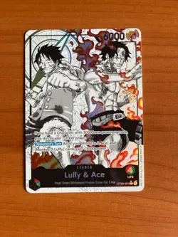 ONE PIECE Luffy & Ace (Parallel) ST30-001 Starter Deck EX: Luffy & Ace Foil - Image 1