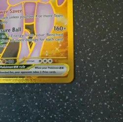 Team Rocket's Mewtwo ex 240/182 Destined Rivals Pokemon Gold Hyper Rare TCG NM - Image 4