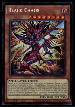 2020 Konami Yu-Gi-Oh! Collector's Rare Black Chaos 1st Edition - Image 1