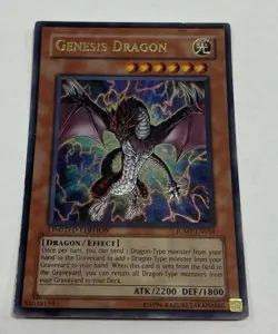 Yugioh Genesis Dragon JUMP-EN034 Ultra Edition Card - Image 1