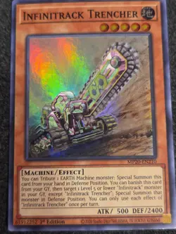 Yu-Gi-Oh! TCG Infinitrack Trencher 2020 Tin of Lost Memories MP20-EN210 1st VLP - Image 1