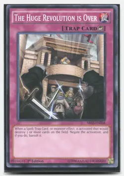 The Huge Revolution is Over SR03-EN038 Machine Reactor Yu-Gi-Oh 1st Edition NM/M - Image 1