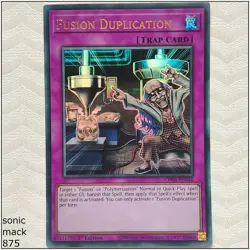 Fusion Duplication - CH01-EN040 - Ultra Rare 1st Edition Yugioh - Image 1