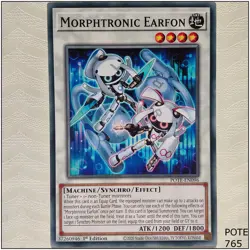 Morphtronic Earfon - POTE-EN096 - Common 1st Edition Yugioh - Image 1