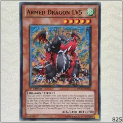 Armed Dragon LV5 - SDDL-EN019 - Common 1st Edition Yugioh - Image 1