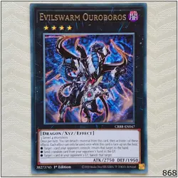Evilswarm Ouroboros - CRBR-EN047 - Rare 1st Edition Yugioh - Image 1