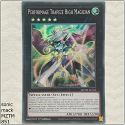 Performage Trapeze High Magician - MZTM-EN055 - Super Rare 1st Edition Yugioh - Image 1