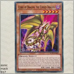 Curse of Dragon, the Cursed Dragon - ROTD-EN002 - Common 1st Edition Yugioh - Image 1