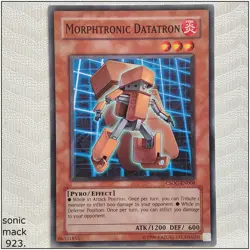 Morphtronic Datatron - CSOC-EN008 - Common Unlimited Yugioh - Image 1