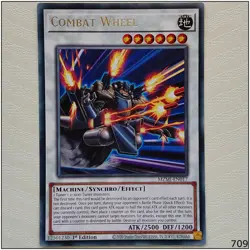 Combat Wheel - MZMI-EN017 - Rare 1st Edition Yugioh - Image 1