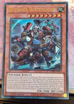 Whisker Blitzclique - CORI-EN010 - Ultra Rare - 1st Ed - YuGiOh- NM - Image 1