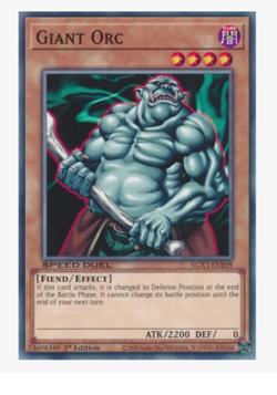 x3 Giant Orc SGX3-ENE09 Common YuGiOh - Image 1
