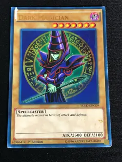Yugioh Dark Magician YGLD-ENC09 1st Ultra (MP) - Image 1