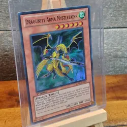 Yugioh! LP Dragunity Arma Mystletainn - SDDL-EN002 - Super Rare - 1st Edition MP - Image 1