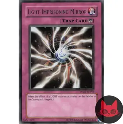 Yugioh Light-Imprisoning Mirror TU02-EN010 Rare LP - Image 1