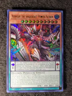 Yu-Gi-Oh! Blazing Dominion - Nervedo the Shadebeast Power Patron BLZD-EN011 - Image 1