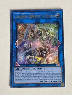Yugioh - Charmer Quartet in Bloom - 1st Edition Ultra Rare NM - Free Holo - Image 1