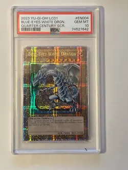 PSA 10 YU-GI-Oh! Blue-Eyes White Dragon QUARTER CENTURY SECRET RARE - Image 4