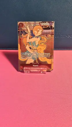 One Piece TCG English Version 1st Anniversary Set 2024 #016 Nami OP01-016 NM - Image 1