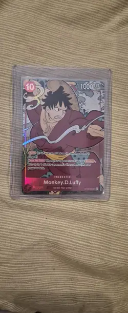 One Piece TCG Monkey D. Luffy English Version 1st Anniversary Set ST10-006 - Image 1