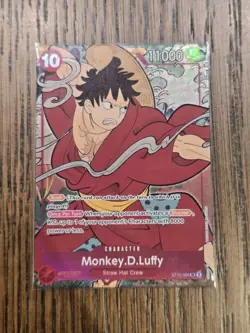 One Piece TCG Monkey D. Luffy English Version 1st Anniversary Set ST10-006 - Image 1