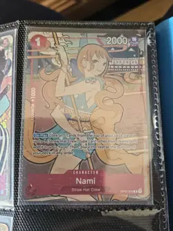 One Piece TCG - Nami - OP01-016 - English Version 1st Anniversary Set - Promo - Image 1