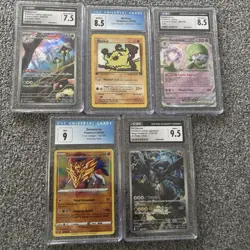 Pokemon Graded Slabs Lot of 5. All CGC - Image 1