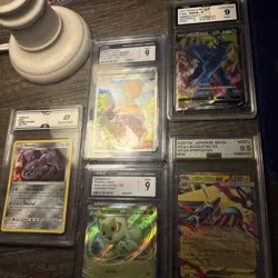 Pokemon LOT of 5 Graded Slabs 8-9.5 - Image 1