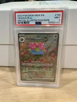 Pokemon TCG SV Scarlet & Violet 151 Venusaur ex SIR Holo 198/165 PSA 9 EN - Image 1