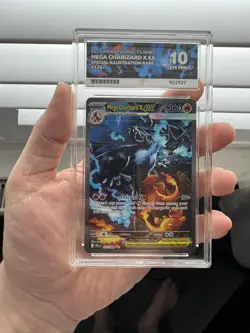 Pokemon TCG | Mega Charizard X EX | PFL 125/094 | Phantasmal Flames | ACE 10 - Image 1