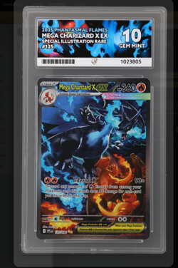 Mega Charizard X ex 125/094 - Pokemon TCG Phantasmal Flames ACE 10 - Image 1