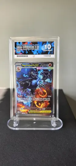 Pokemon TCG Mega Charizard X Ex 125/094 Phantasmal Flames ACE 10 Perfect Sub - Image 2