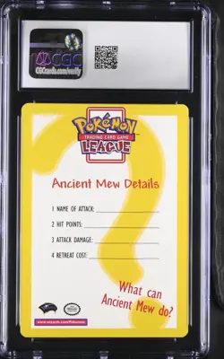 CGC 10 Ancient Mew Insert Card Pokemon League 2000 Pokemon Card - Image 2