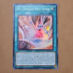 Yugioh! Engage Neo Space POTE-EN051 Power of the Elements 1st Edition TCG CCG - Image 1