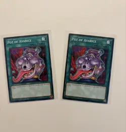 2x Pot of Avarice - SDSH-EN031/EGO1-EN026 - 1st Edition Yugioh LP - Image 1